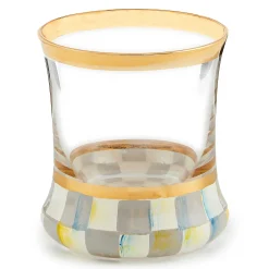 MacKenzie-Childs Sterling Check Shot Glass| Fall Entertaining|Drinkware
