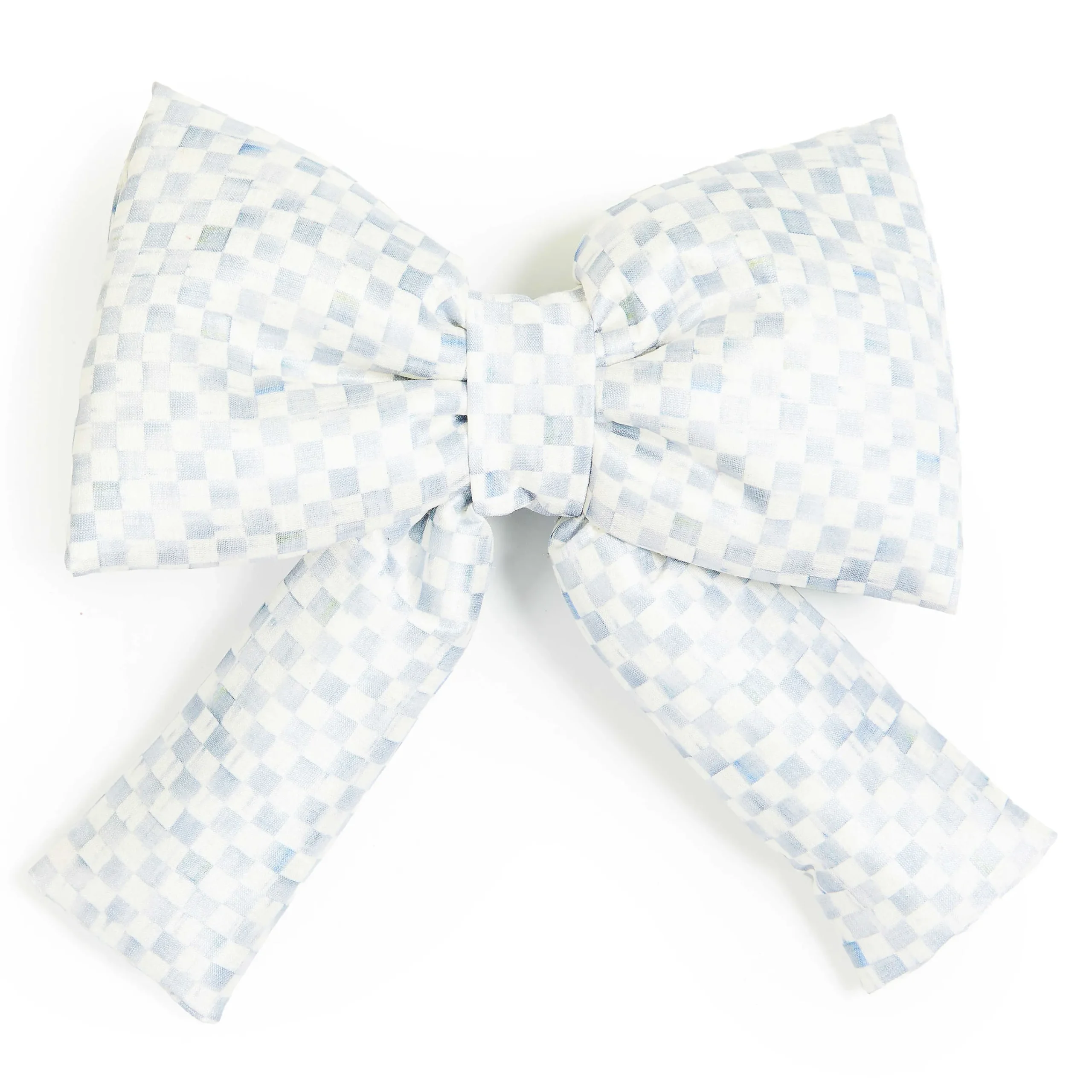 MacKenzie-Childs Sterling Check Small Bow| Finishing Touches|Room Accents