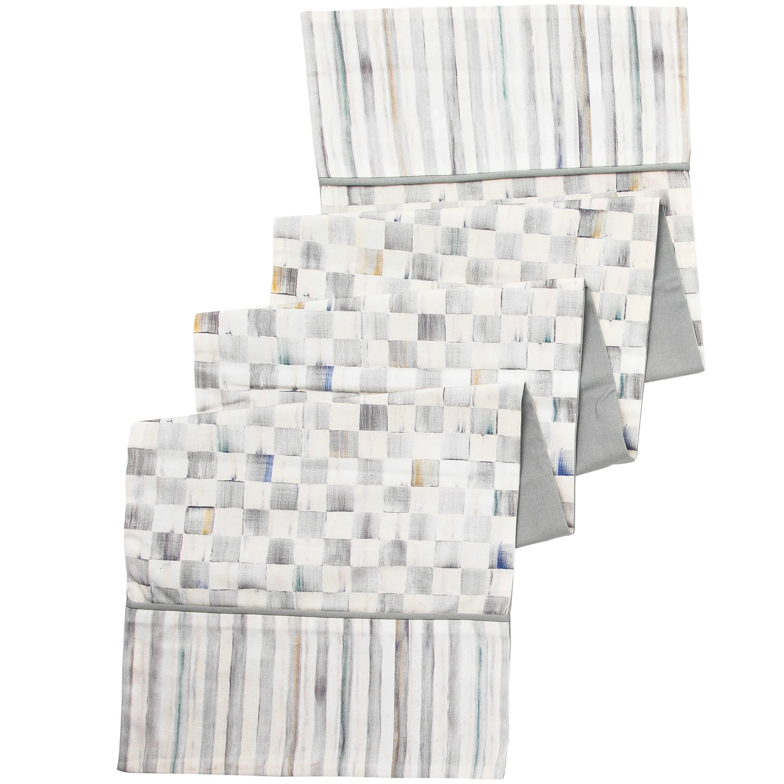 MacKenzie-Childs Sterling Check Table Runner| Kitchen & Table Linens