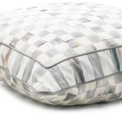 MacKenzie-Childs Sterling Check Throw Pillow| Pillows, Throws, & Cushions