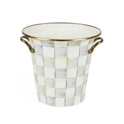 MacKenzie-Childs Sterling Check Wine Cooler| Bar Entertaining|Serveware