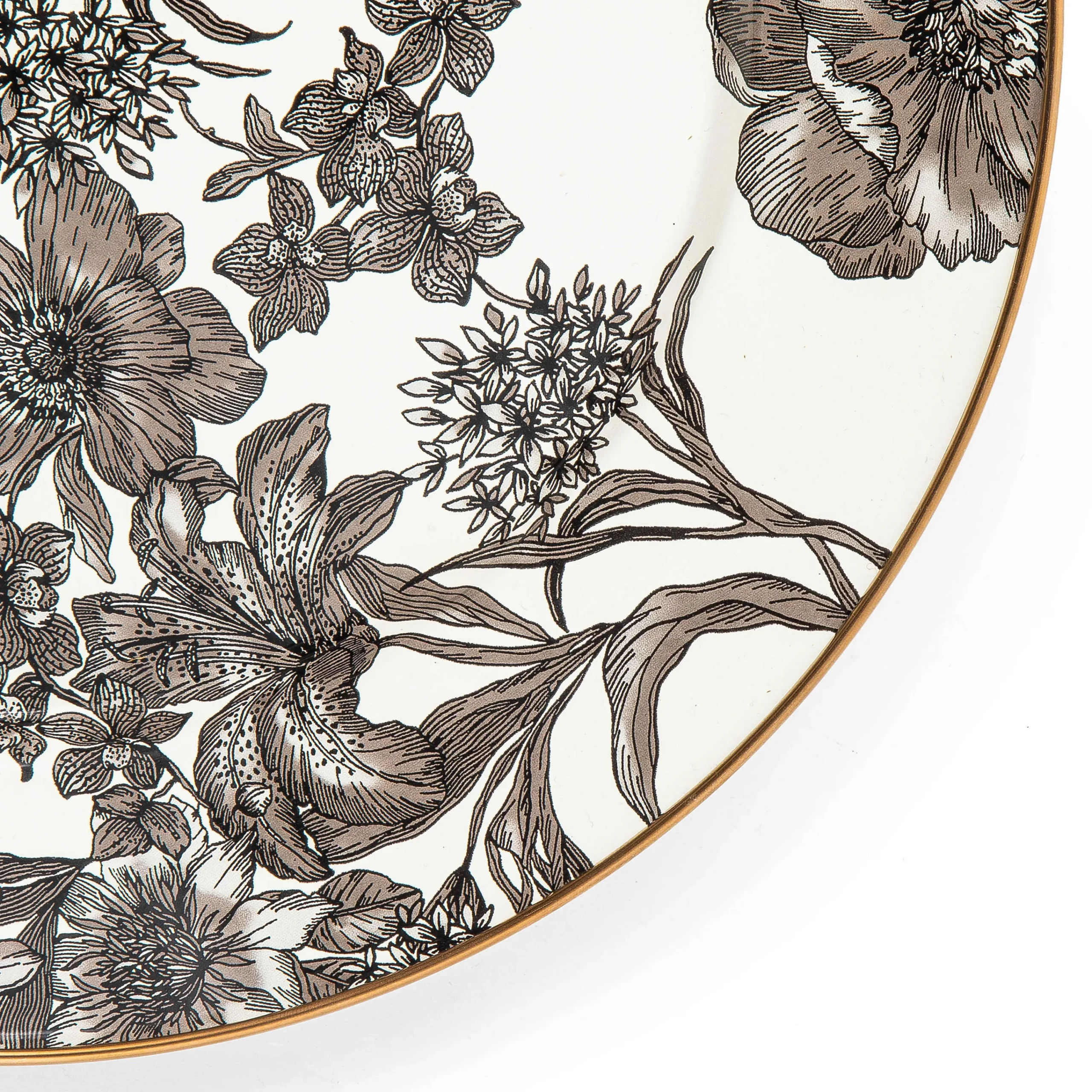 MacKenzie-Childs Sterling English Garden Enamel Charger/Plate| Spring|Dinnerware & Flatware