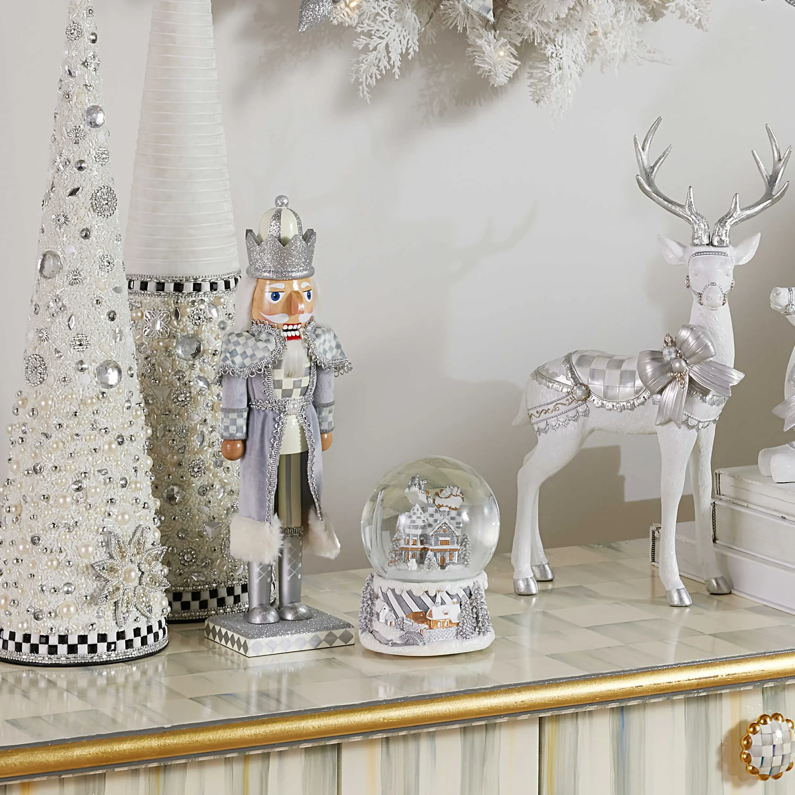 MacKenzie-Childs Sterling Silver Nutcracker| Holiday|Room Accents