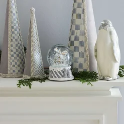 MacKenzie-Childs Sterling Village Snow Globe| Holiday|Room Accents