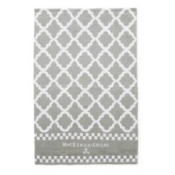 MacKenzie-Childs Sterling Zig Zag Dish Towels, Set of 3| Kitchen & Table Linens