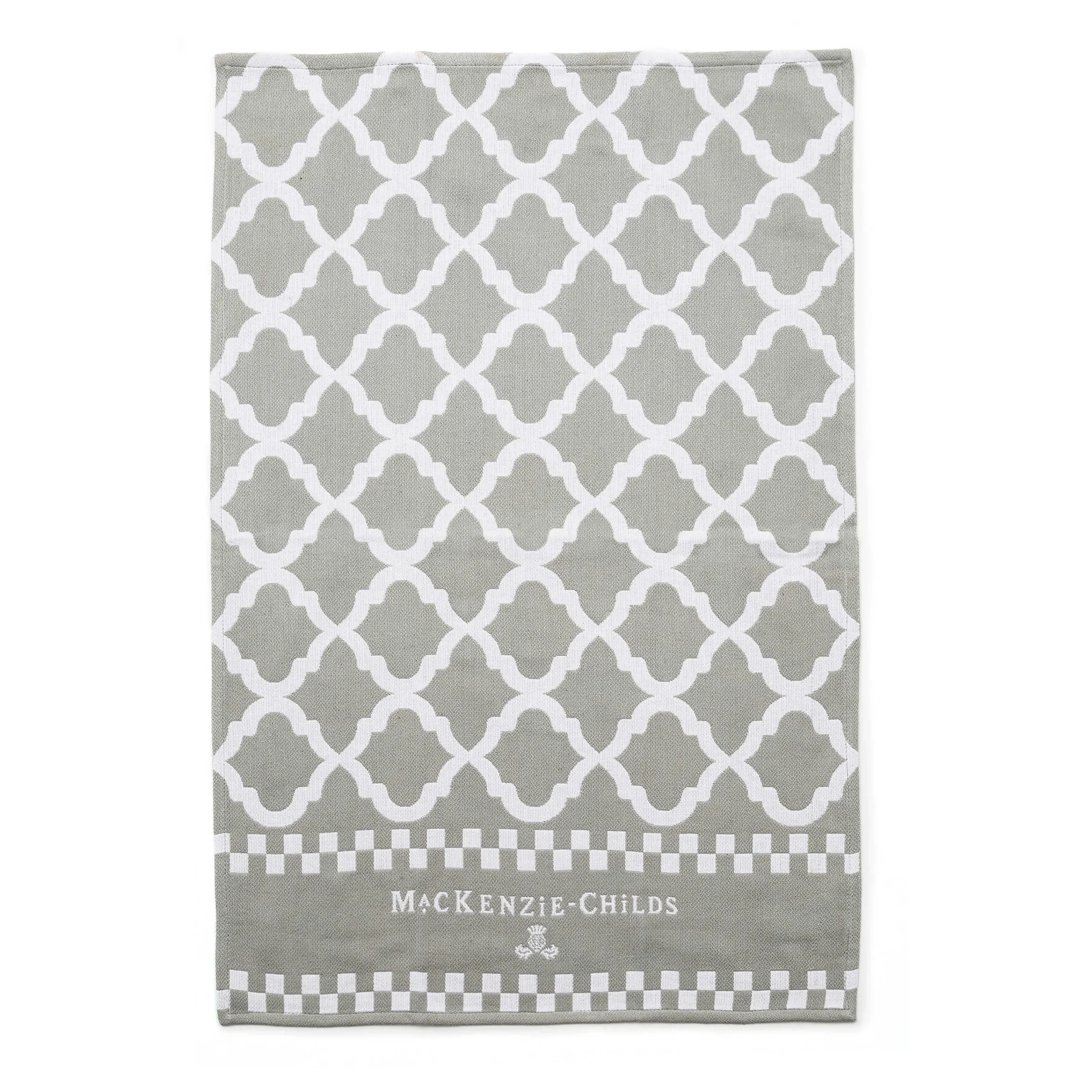 MacKenzie-Childs Sterling Zig Zag Dish Towels, Set of 3| Kitchen & Table Linens
