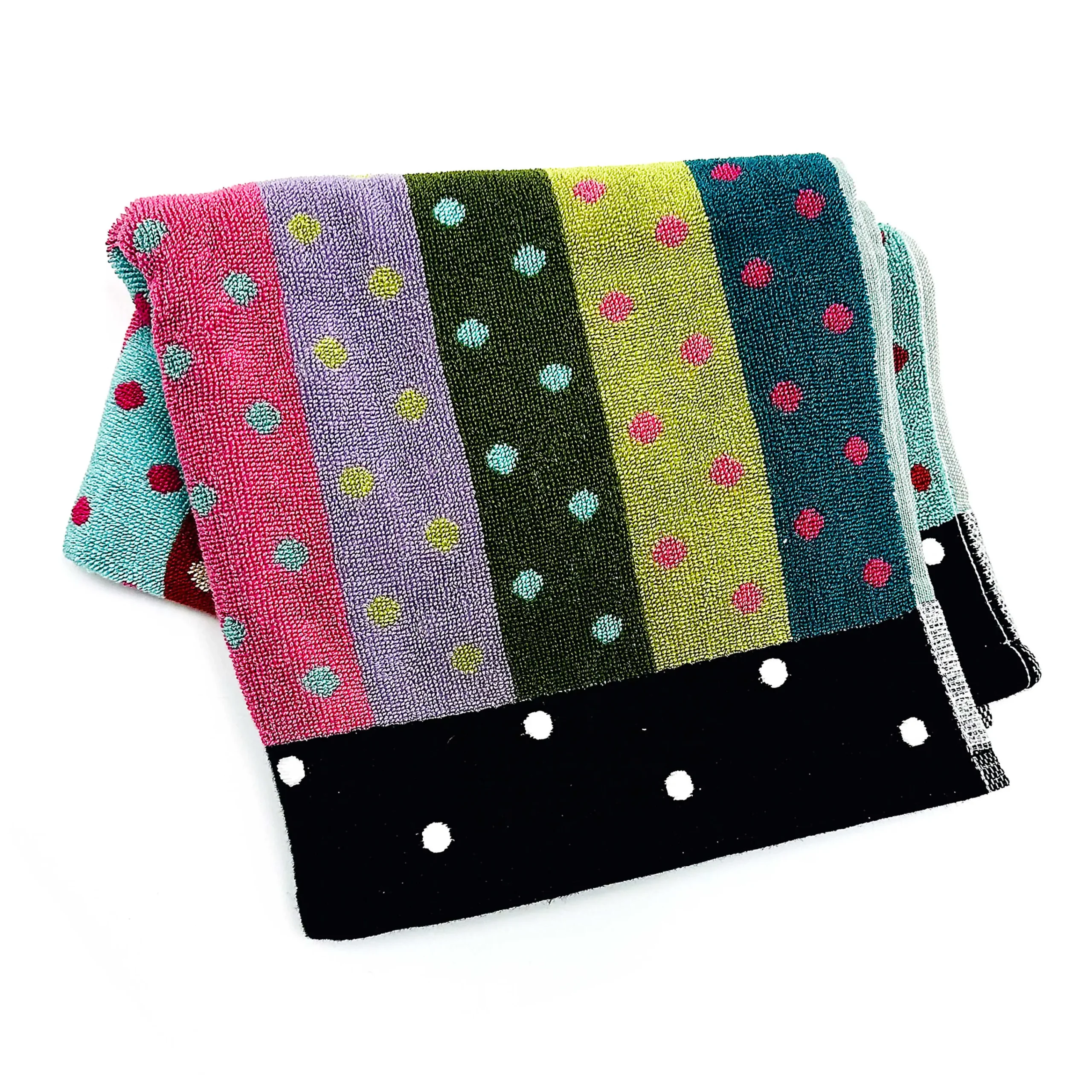 MacKenzie-Childs Stripe Dot Confetti Hand Towel| Bath & Bath Accessories