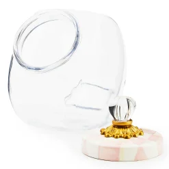 MacKenzie-Childs Sweets Jar with Rosy Check Enamel Lid| Spring|Kitchen Storage & Organization