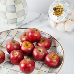MacKenzie-Childs Sweets Jar with Sterling Check Lid| Kitchen Storage & Organization