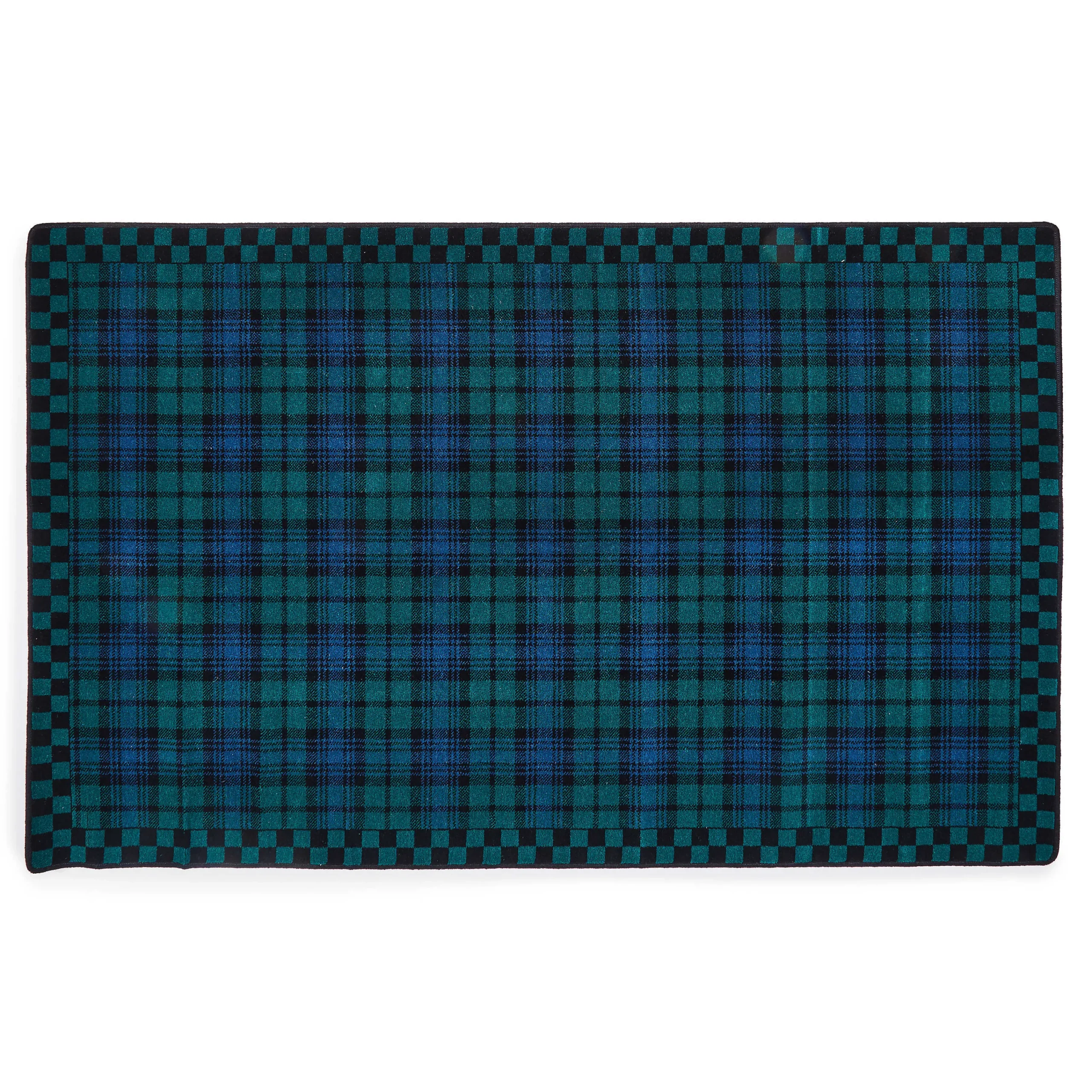 MacKenzie-Childs Tartan Black Watch 5'1 x 8'2 Rug| Rugs
