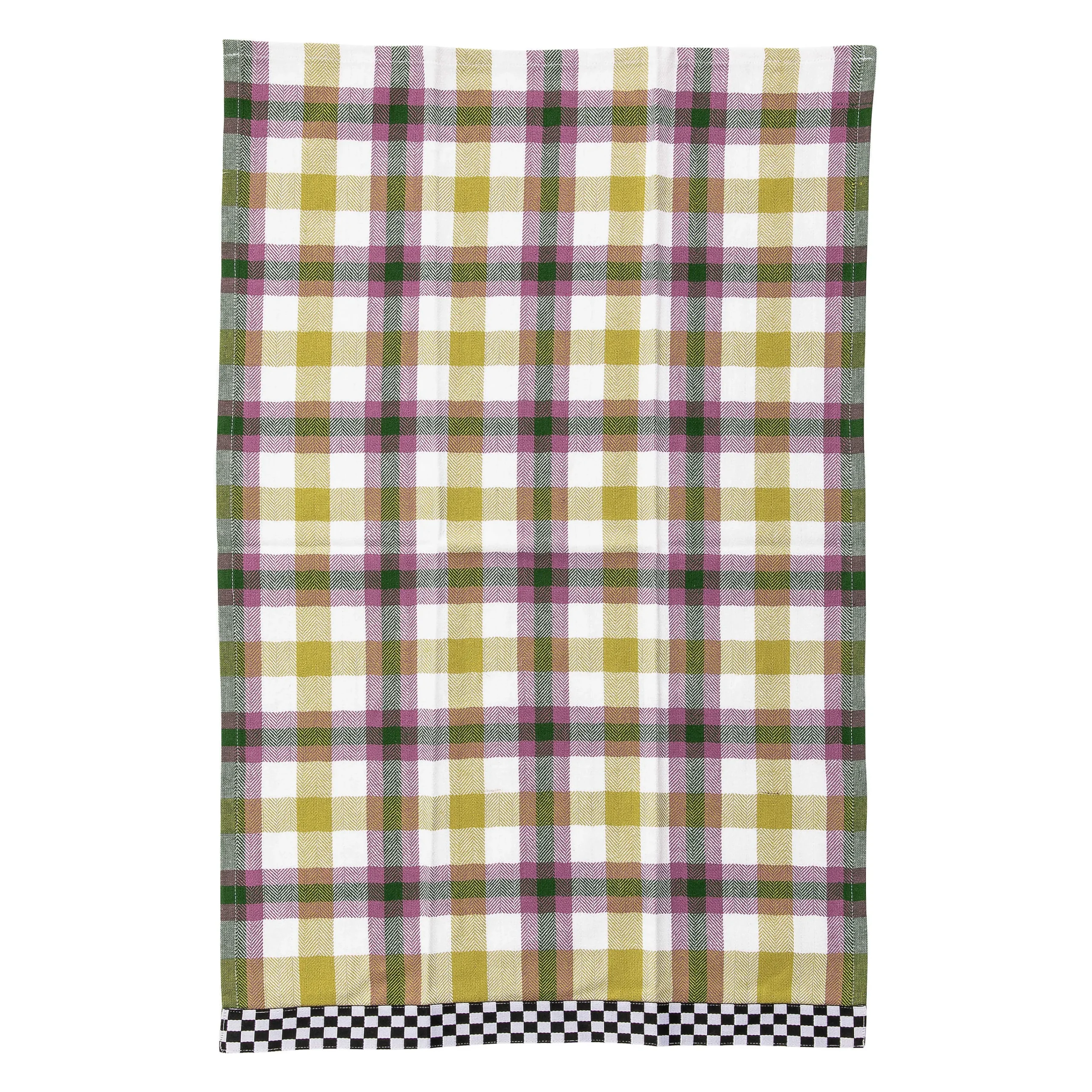MacKenzie-Childs Tartan Check Assorted Woven Dish Towels, Set of 3| Holiday|Kitchen & Table Linens