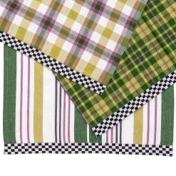 MacKenzie-Childs Tartan Check Assorted Woven Dish Towels, Set of 3| Holiday|Kitchen & Table Linens