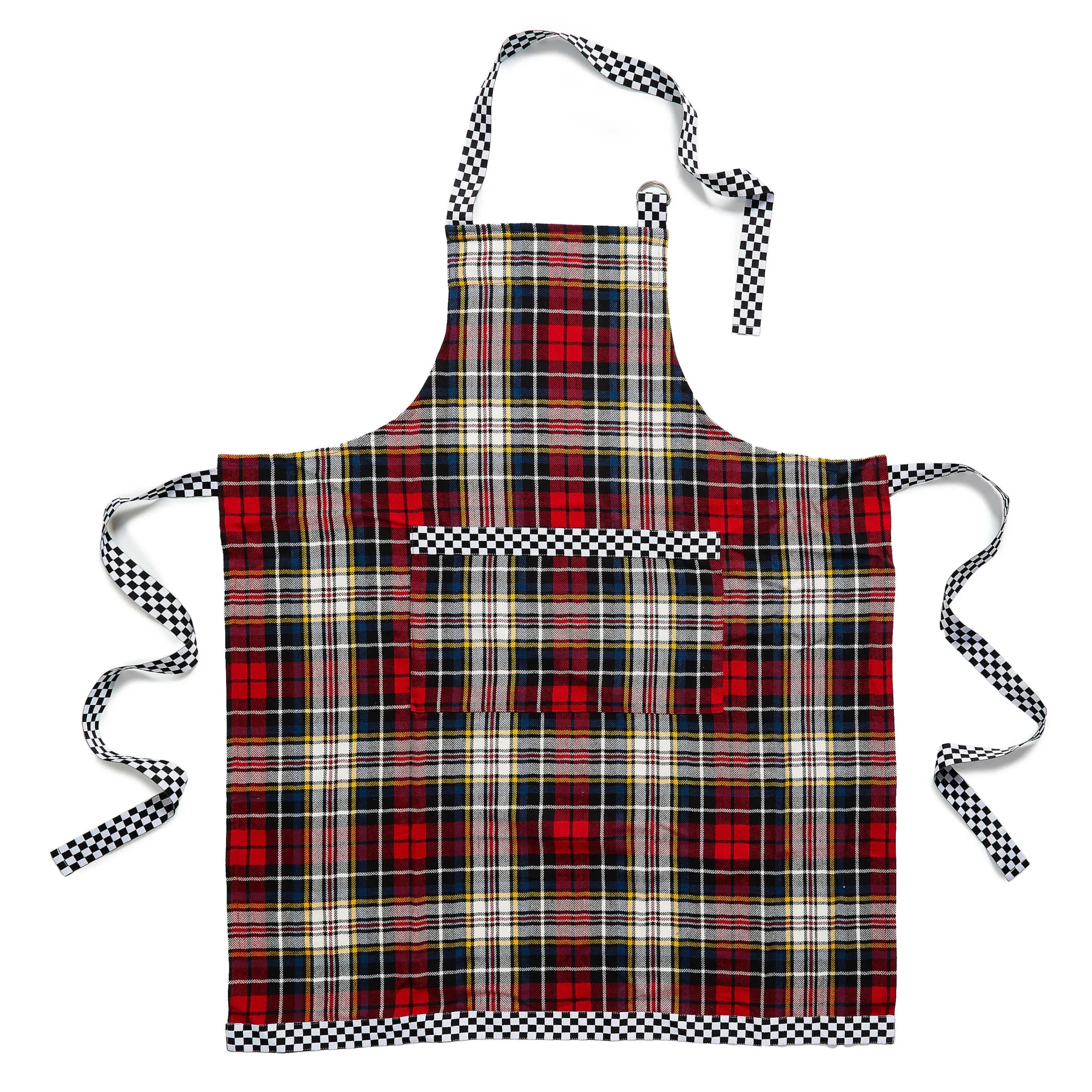 MacKenzie-Childs Tartan Check Woven Apron| Accessories|Kitchen & Table Linens