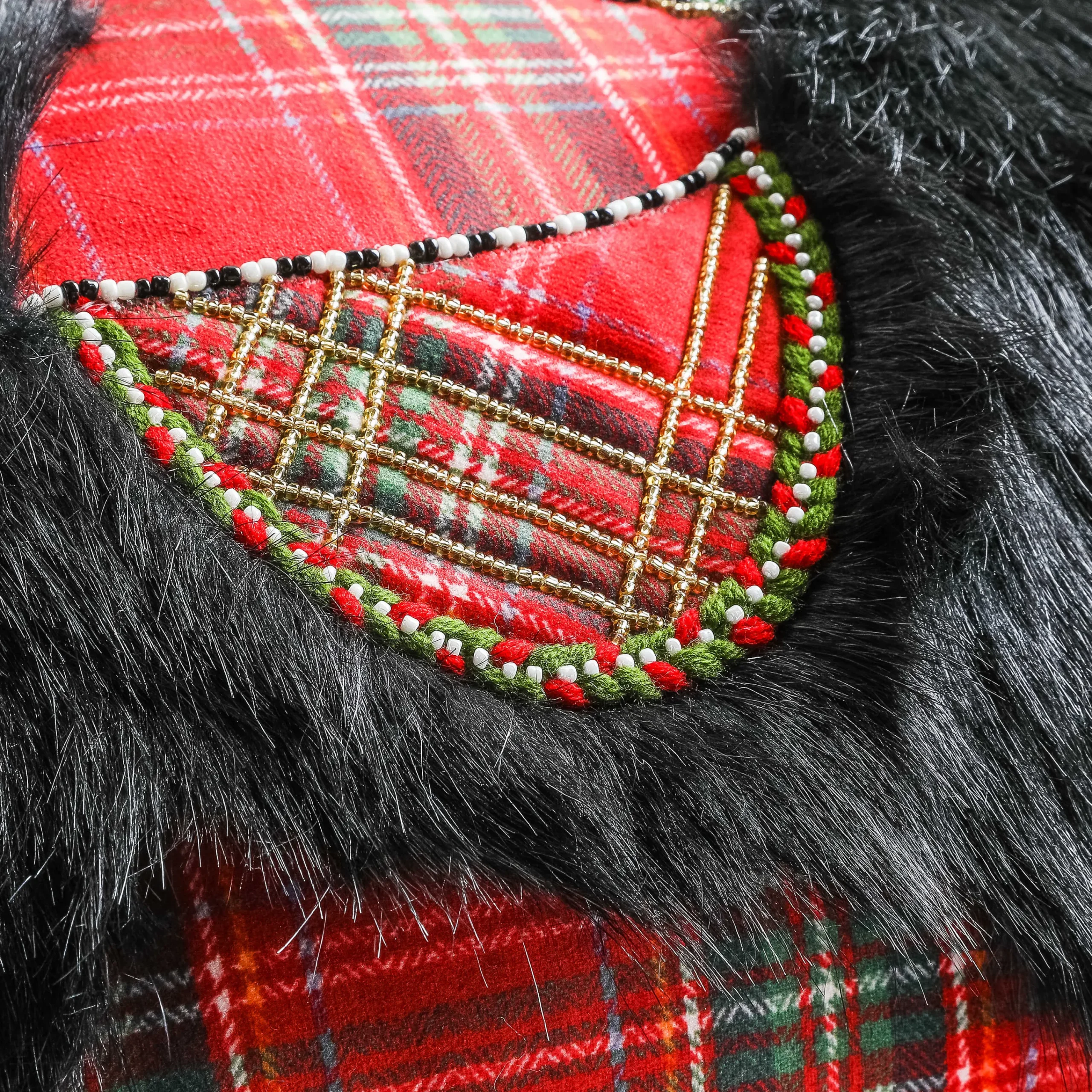 MacKenzie-Childs Tartan Scottie Lumbar Pillow| Holiday|Pillows, Throws, & Cushions