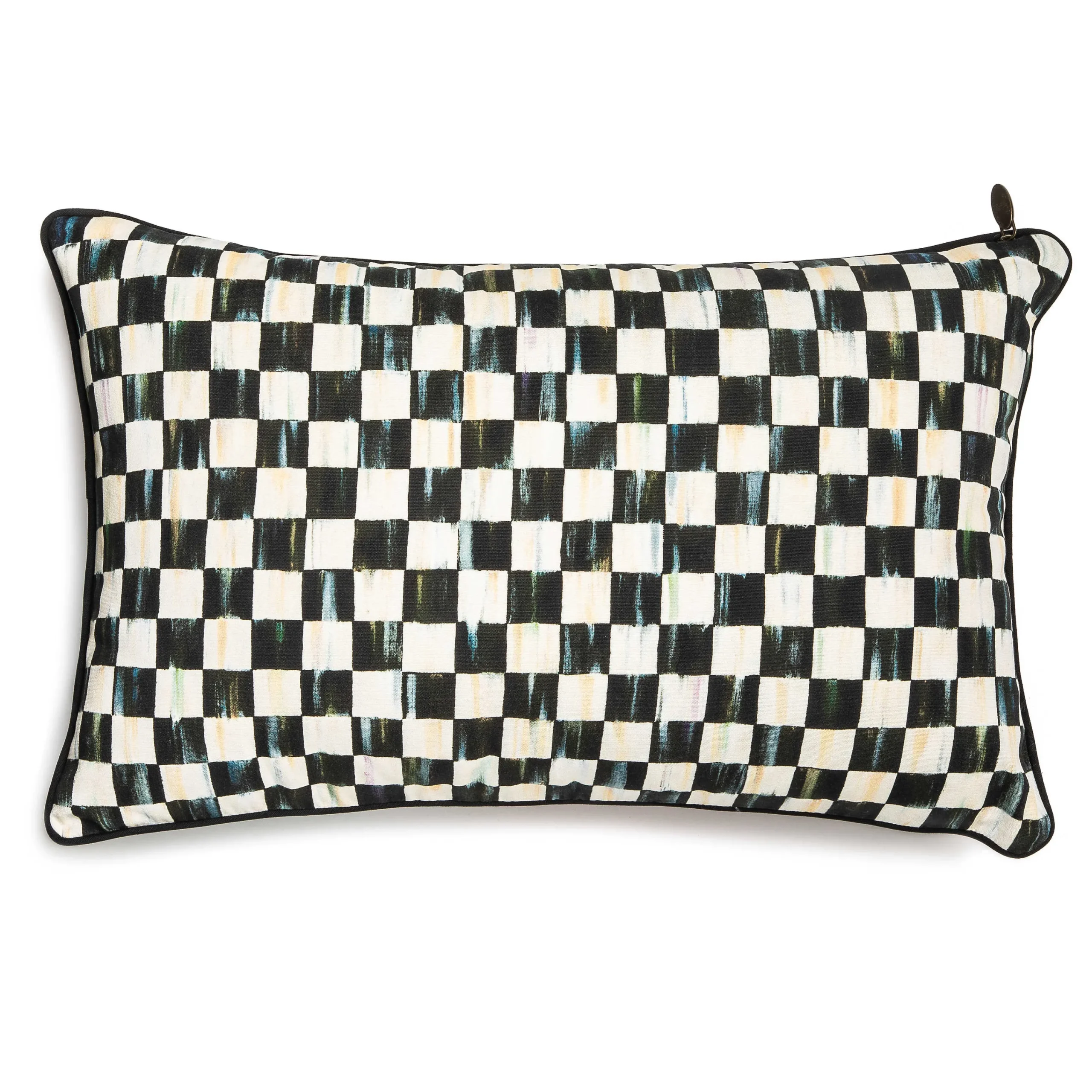 MacKenzie-Childs Tartastic Bow Lumbar Pillow| Holiday|Pillows, Throws, & Cushions
