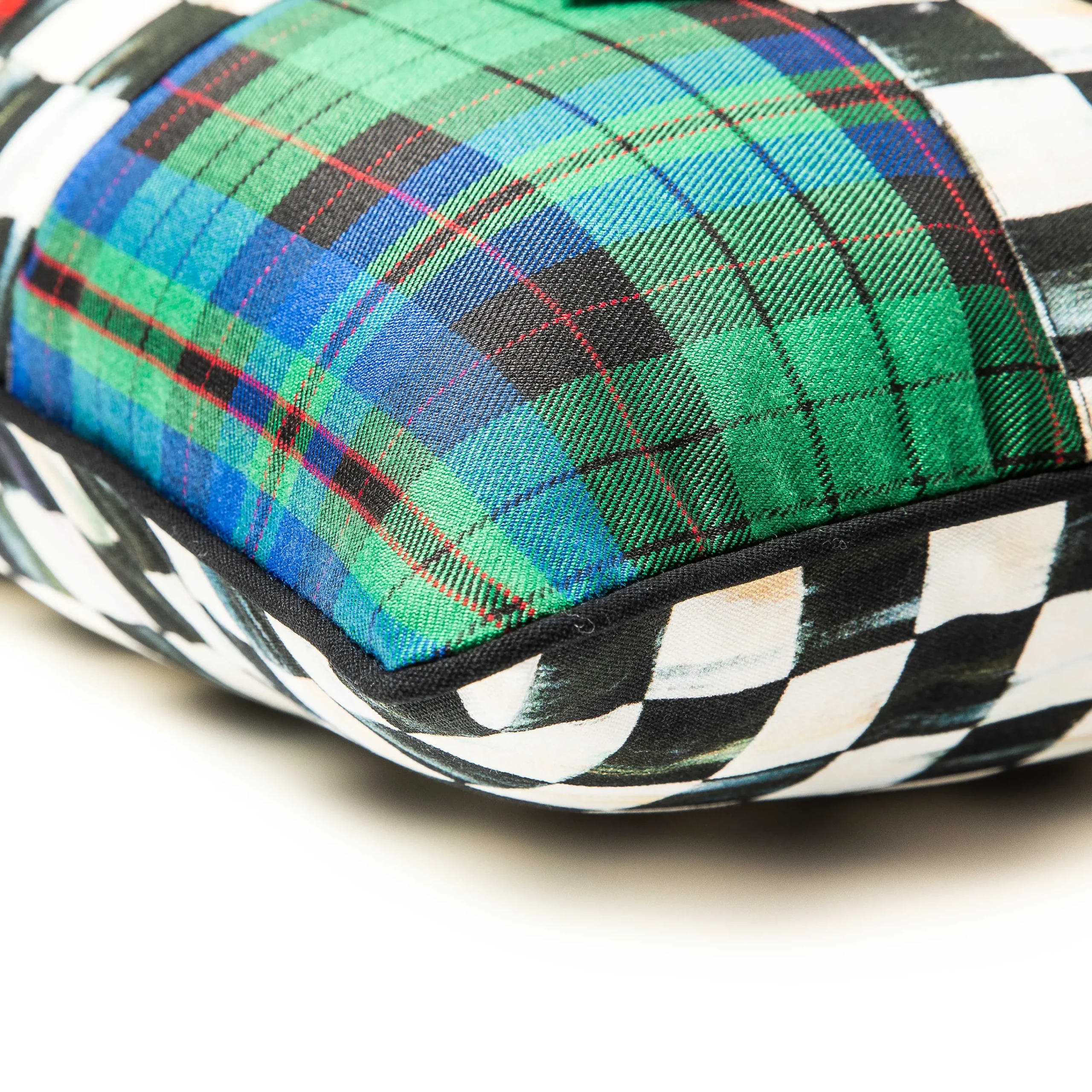 MacKenzie-Childs Tartastic Bow Lumbar Pillow| Holiday|Pillows, Throws, & Cushions