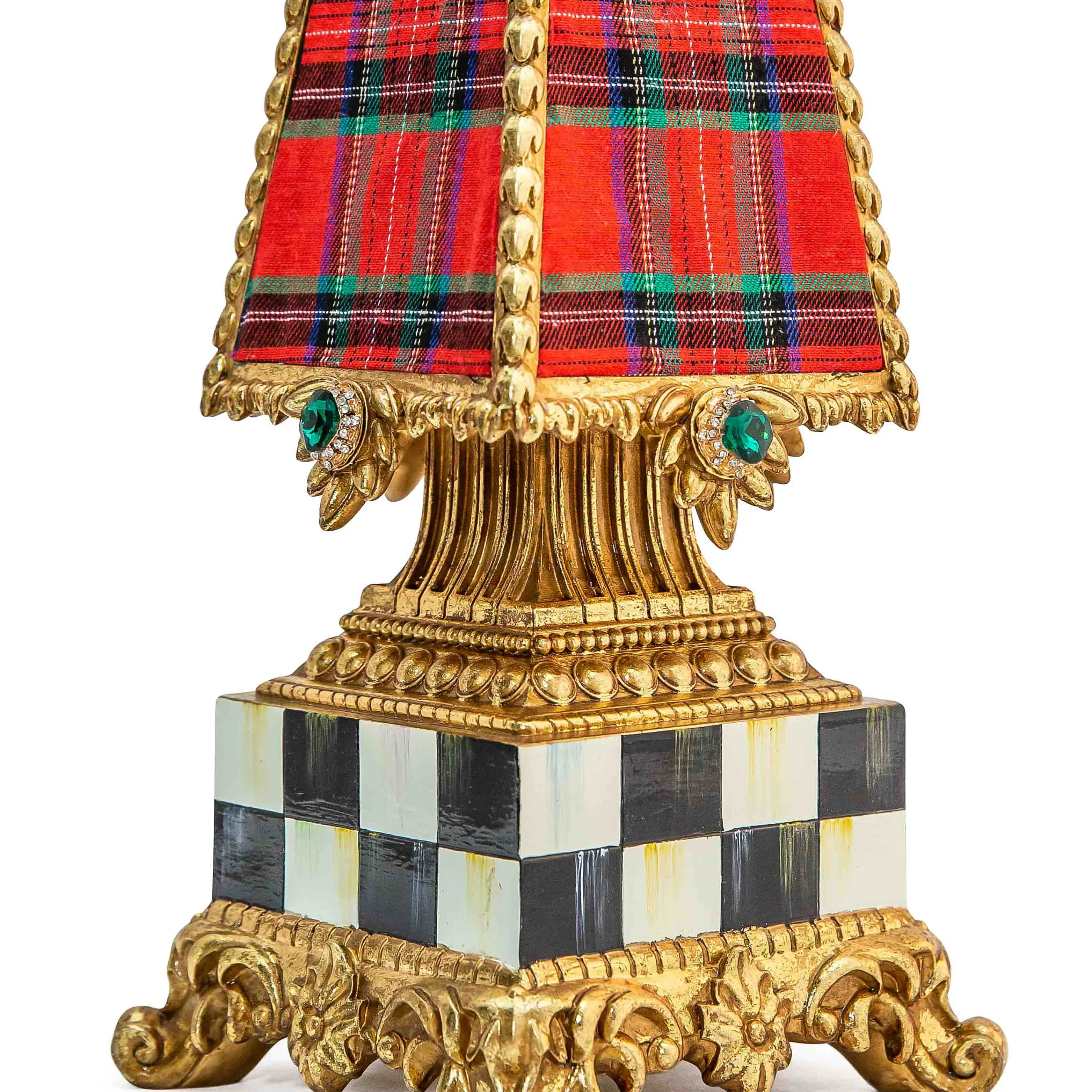 MacKenzie-Childs Tartastic Dynasty Tabletop Tree| Holiday|Room Accents