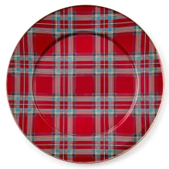 MacKenzie-Childs Tartastic Enamel Serving Platter - Red| Holiday|Serveware