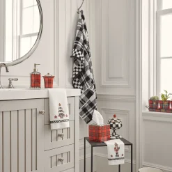 MacKenzie-Childs Tartastic Herb Pots, Set of 3| Holiday|Greenery & Florals