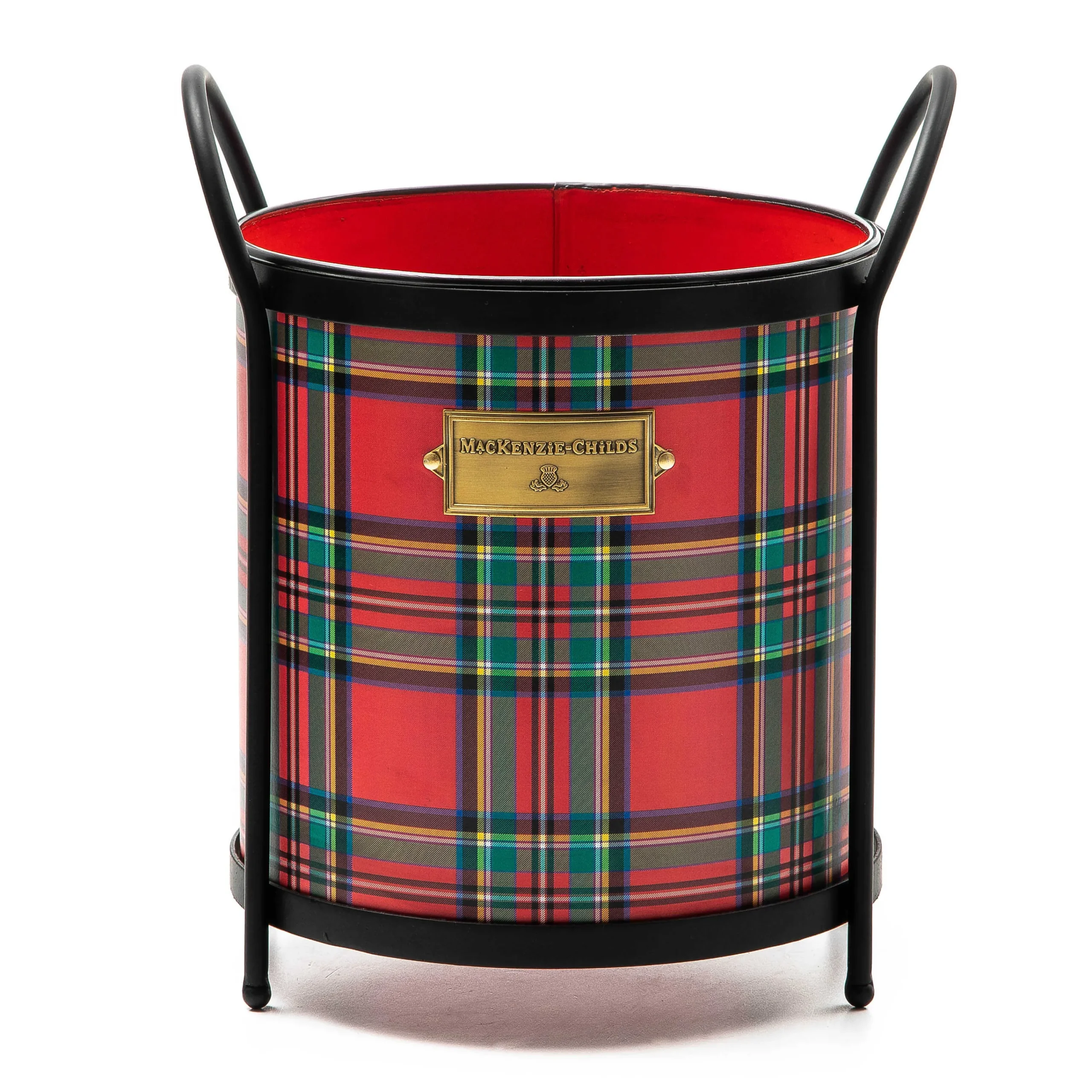 MacKenzie-Childs Tartastic Kindling Holder| Holiday|Outdoor