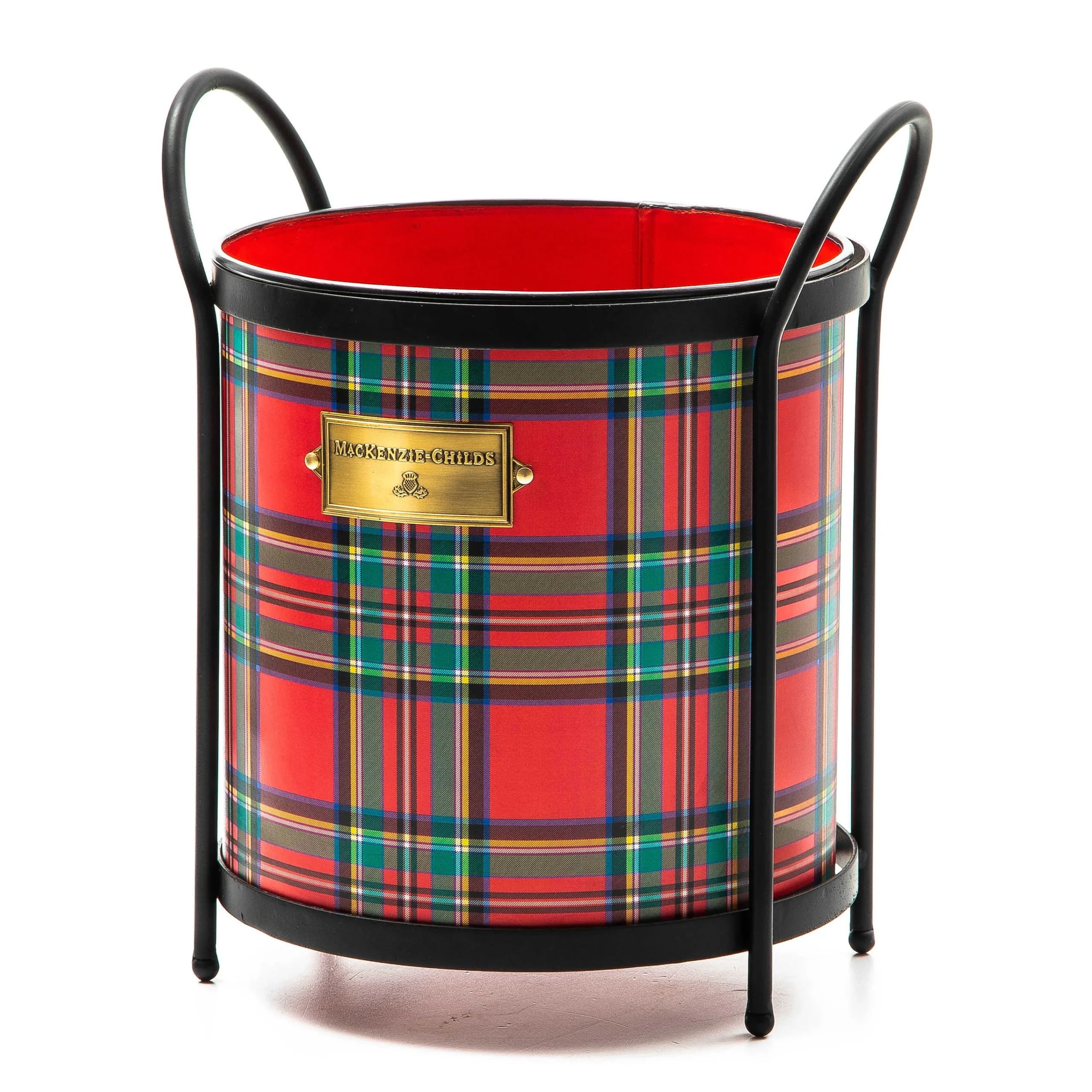 MacKenzie-Childs Tartastic Kindling Holder| Holiday|Outdoor