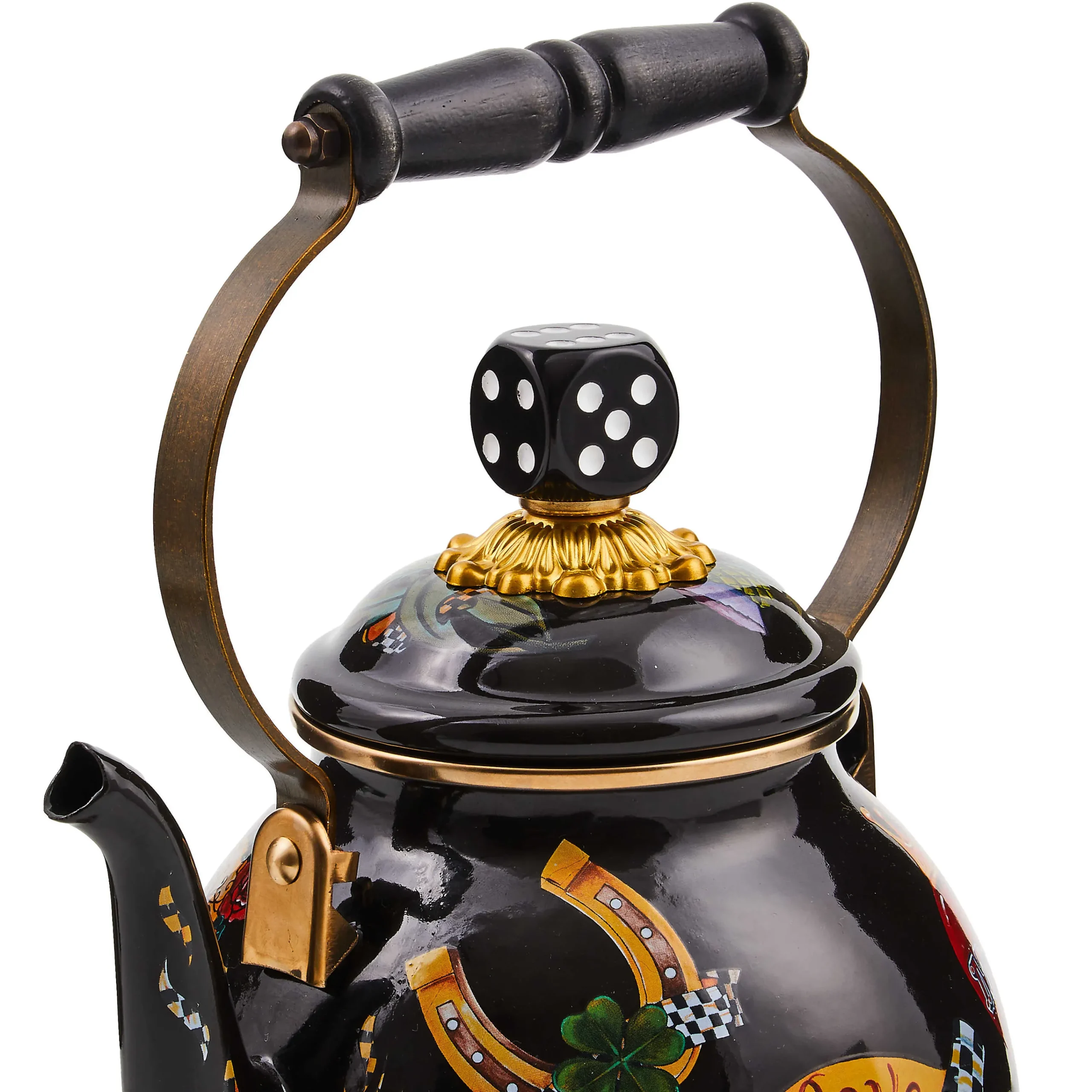 MacKenzie-Childs Tattoo 2 Quart Tea Kettle| Fall Entertaining|Tea Kettles