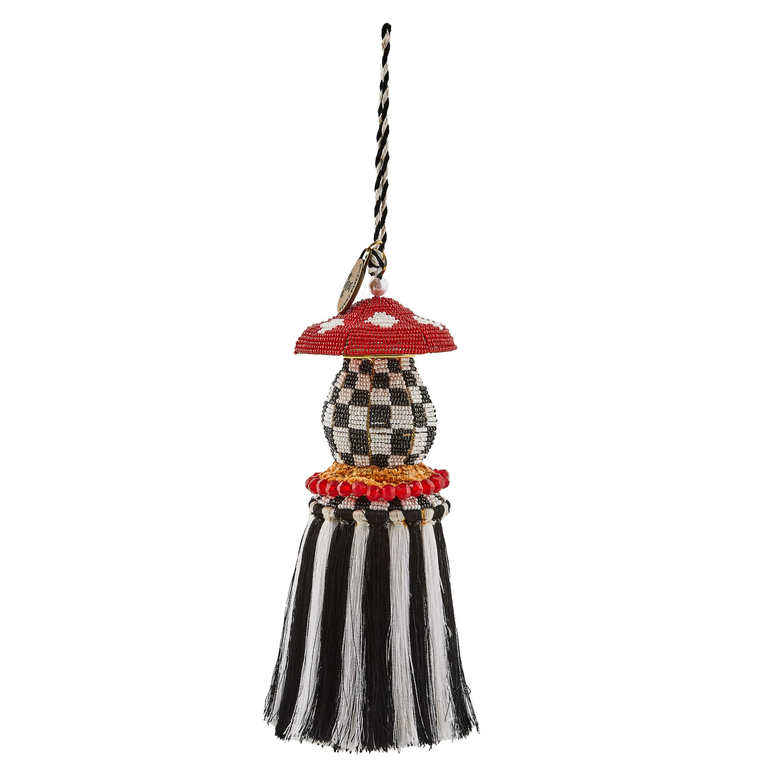 MacKenzie-Childs Toadstool Beaded Tassel| Finishing Touches|Room Accents