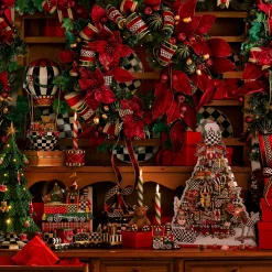 MacKenzie-Childs Toyland Train Snow Globe| Holiday|Room Accents