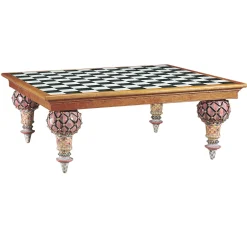 MacKenzie-Childs Train 6'6 x 6'6 Dining Table| Dining Room & Kitchen