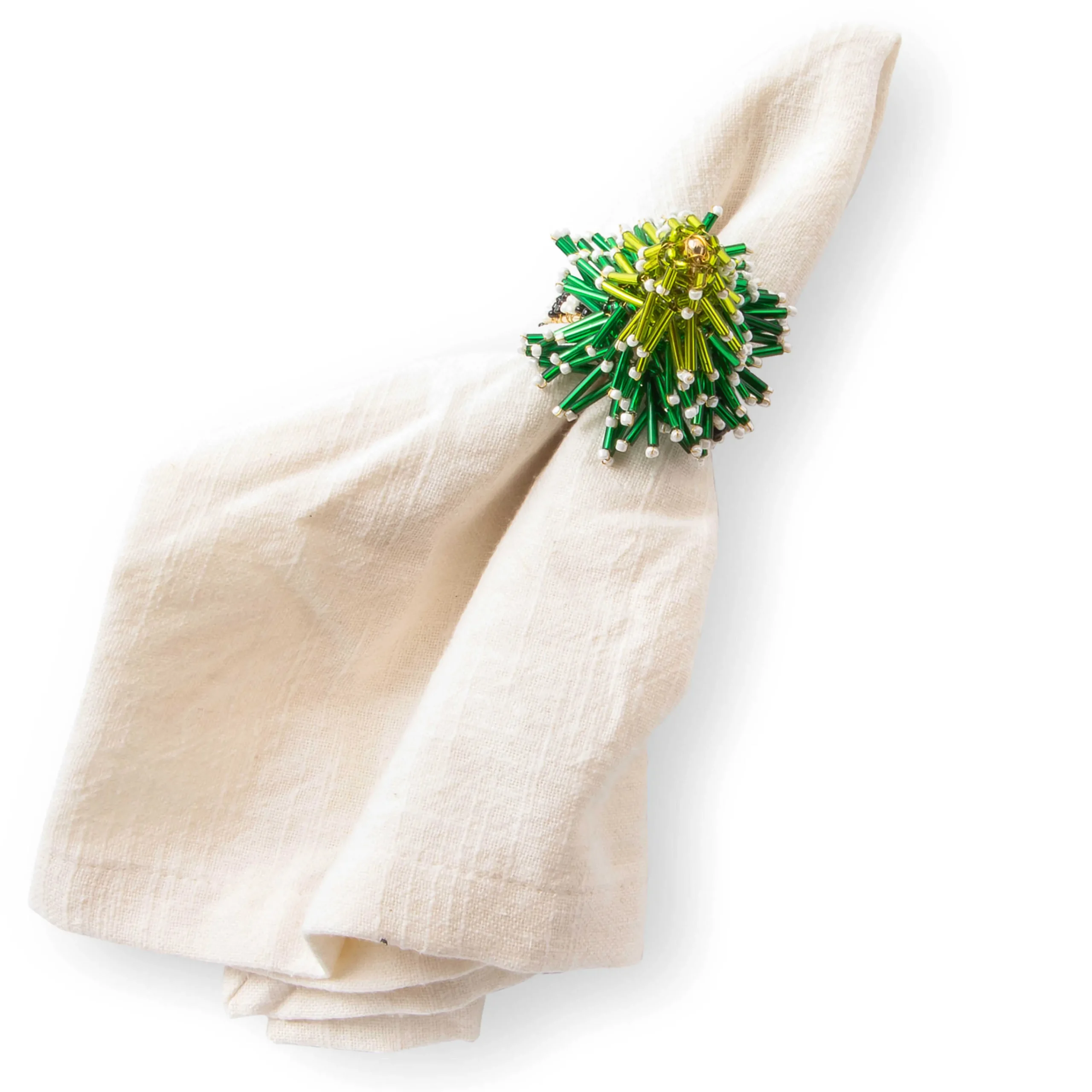 MacKenzie-Childs Tree Candy Cane Napkin Rings, Set of 4| Holiday|Kitchen & Dining Sets