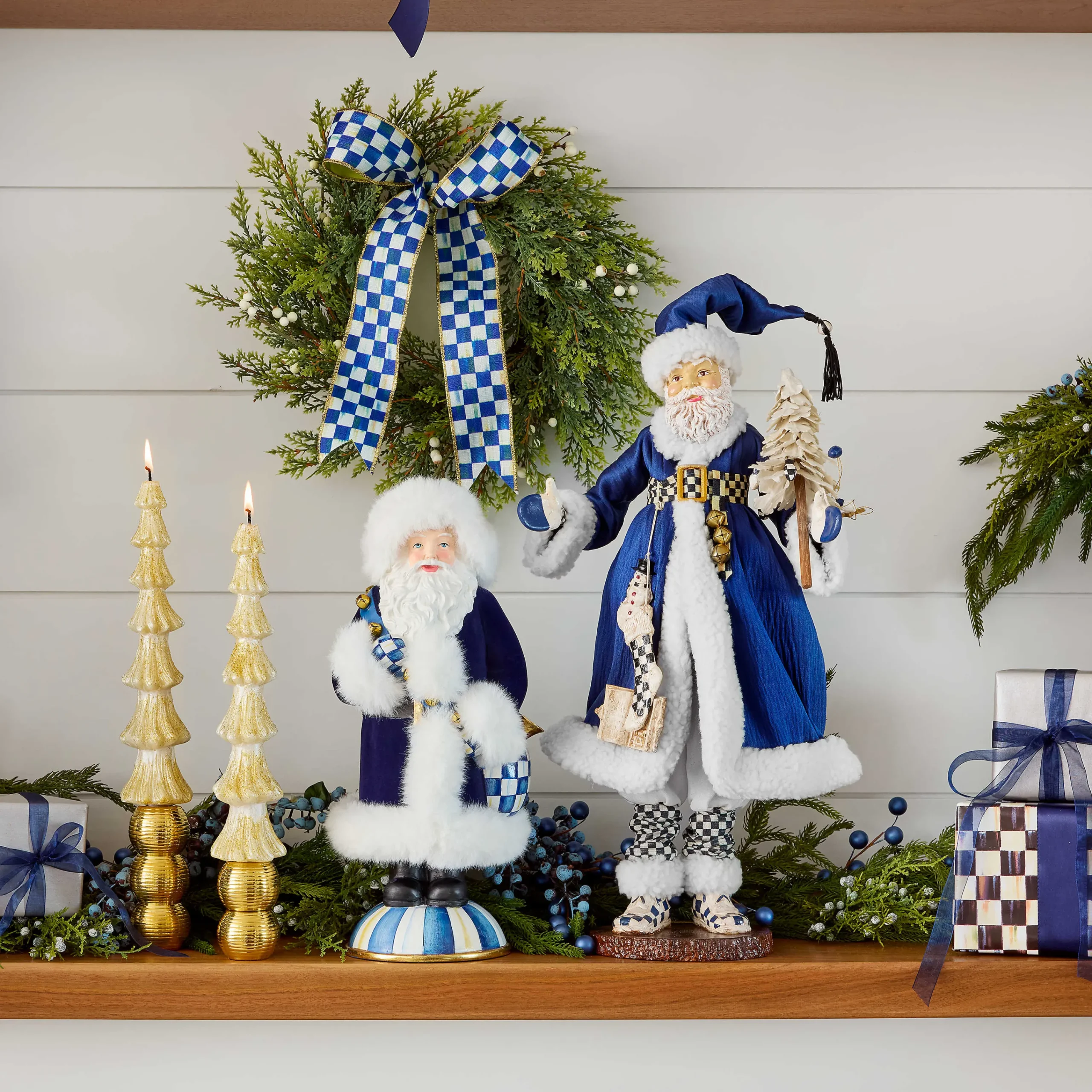 MacKenzie-Childs Tree Dinner Candles - 12 - Ivory - Set of 2| Holiday|Candles & Fragrances