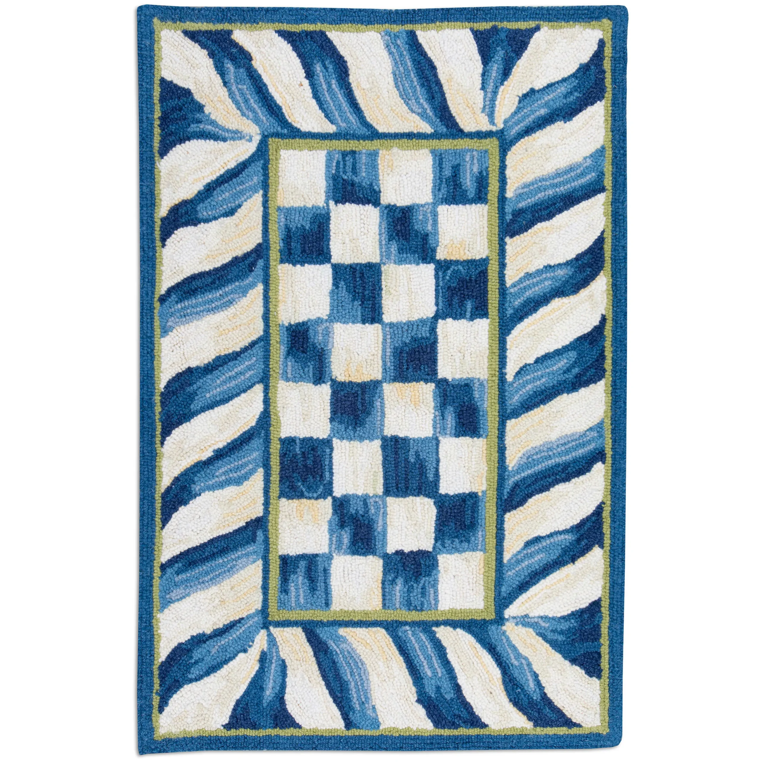 MacKenzie-Childs Truly Royal Check 2' x 3' Rug| Rugs