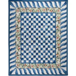 MacKenzie-Childs Truly Royal Check  8' x 10' Rug| Rugs