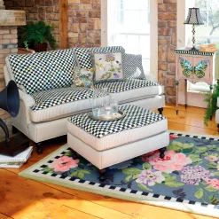 MacKenzie-Childs Tudor Rose 6' Octagon Rug| Rugs
