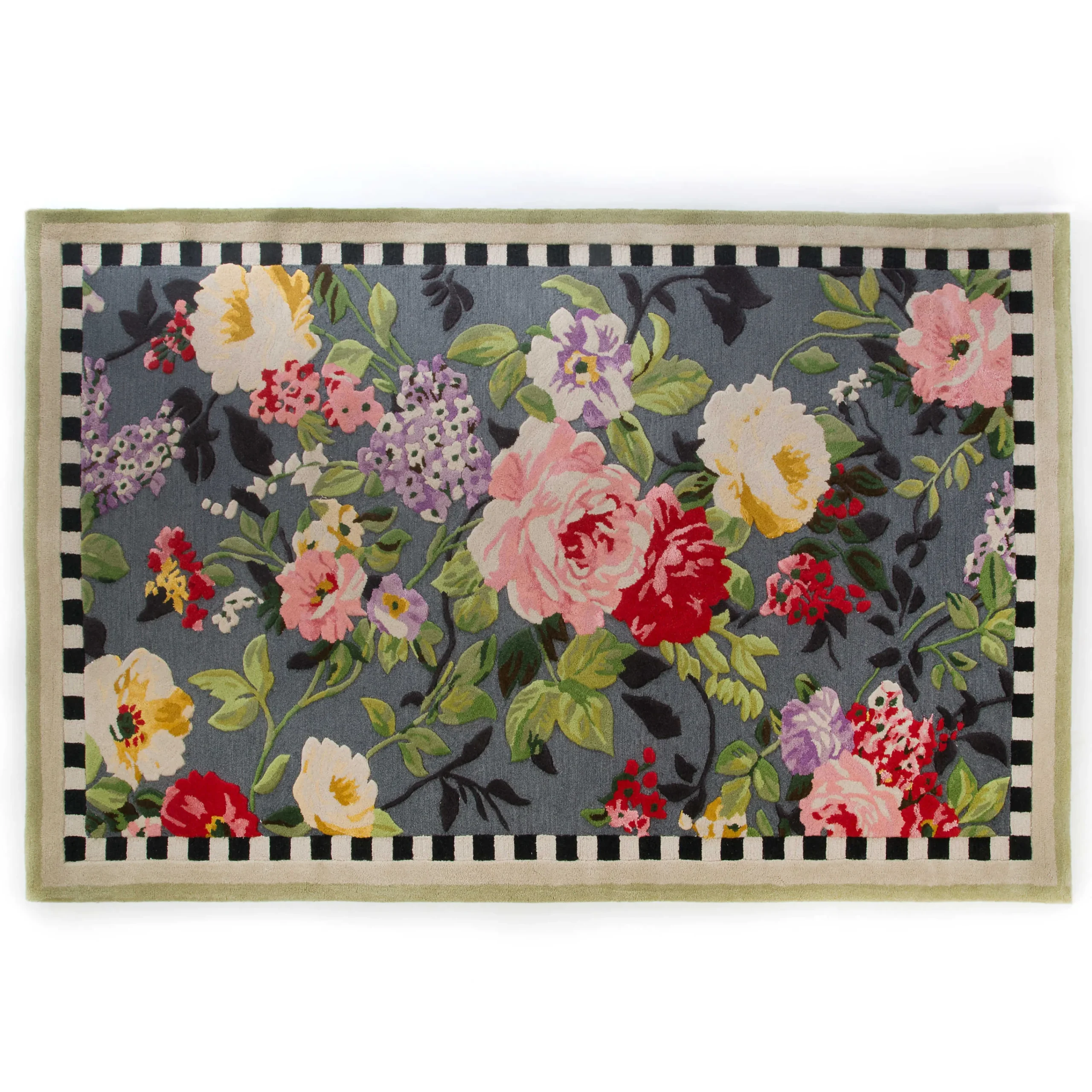 MacKenzie-Childs Tudor Rose 5' x 8' Rug| Rugs