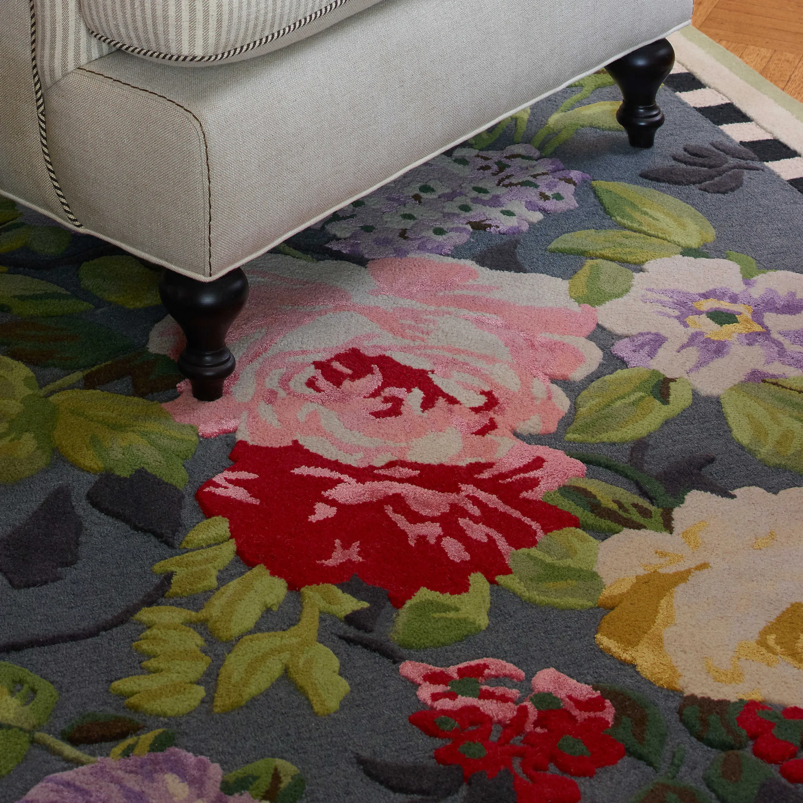 MacKenzie-Childs Tudor Rose 8' x 10' Rug| Rugs