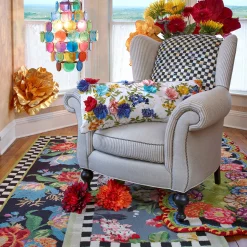 MacKenzie-Childs Tudor Rose 2'8 x 8' Runner| Rugs