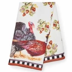 MacKenzie-Childs Turkey Trot Dish Towel| Fall Entertaining|Kitchen & Table Linens