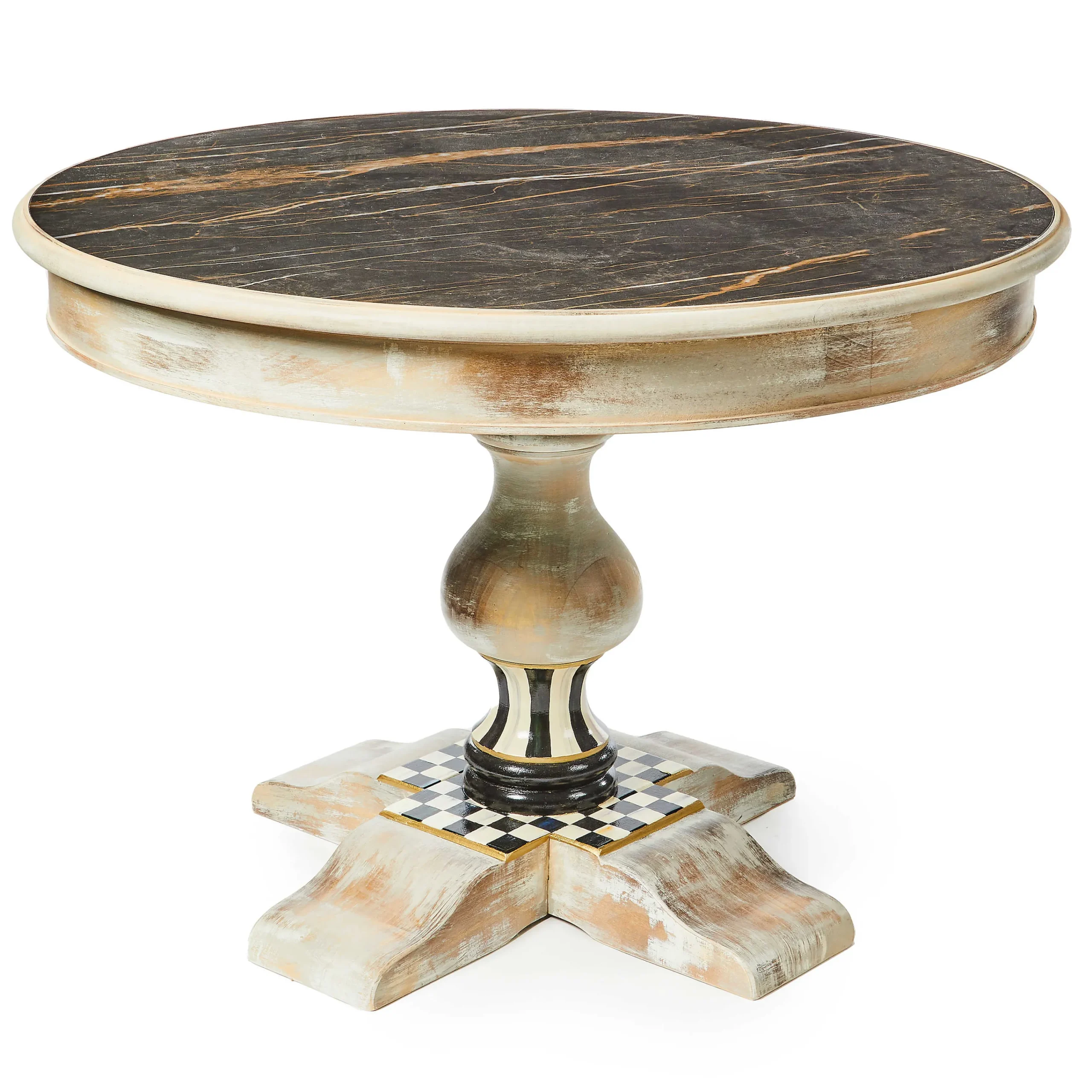 MacKenzie-Childs Tuscan Farm 39 Round Pedestal Table| Dining Room & Kitchen