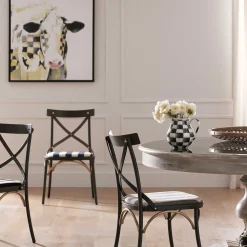 MacKenzie-Childs Tuscan Farm 62 Round Pedestal Table| Dining Room & Kitchen