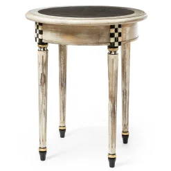 MacKenzie-Childs Tuscan Farm Round Accent Table| Entryway Furniture|Living Room