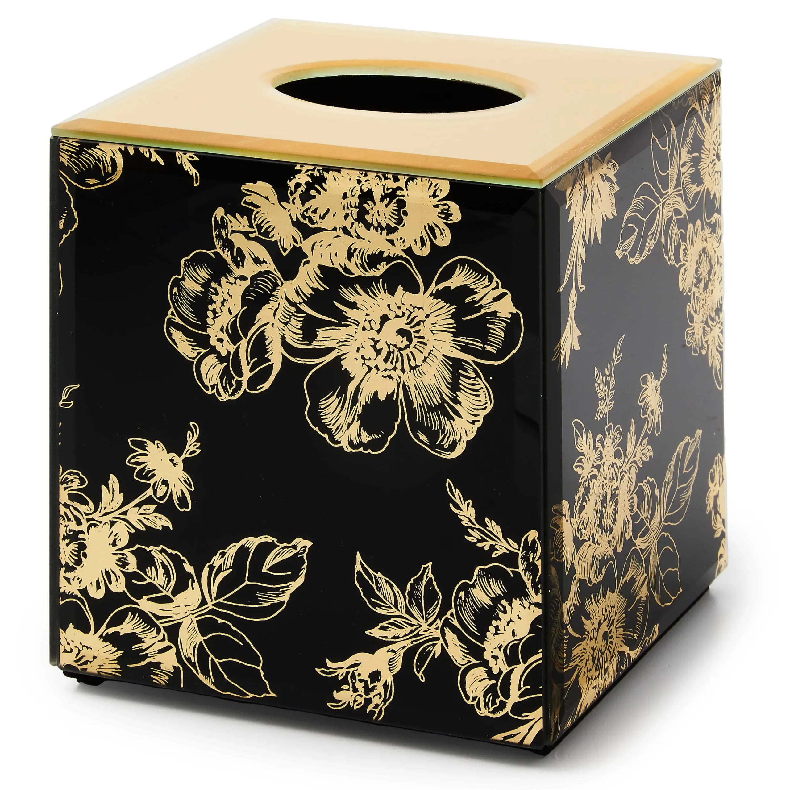 MacKenzie-Childs Twilight Toile Boutique Tissue Box Cover| Bath & Bath Accessories