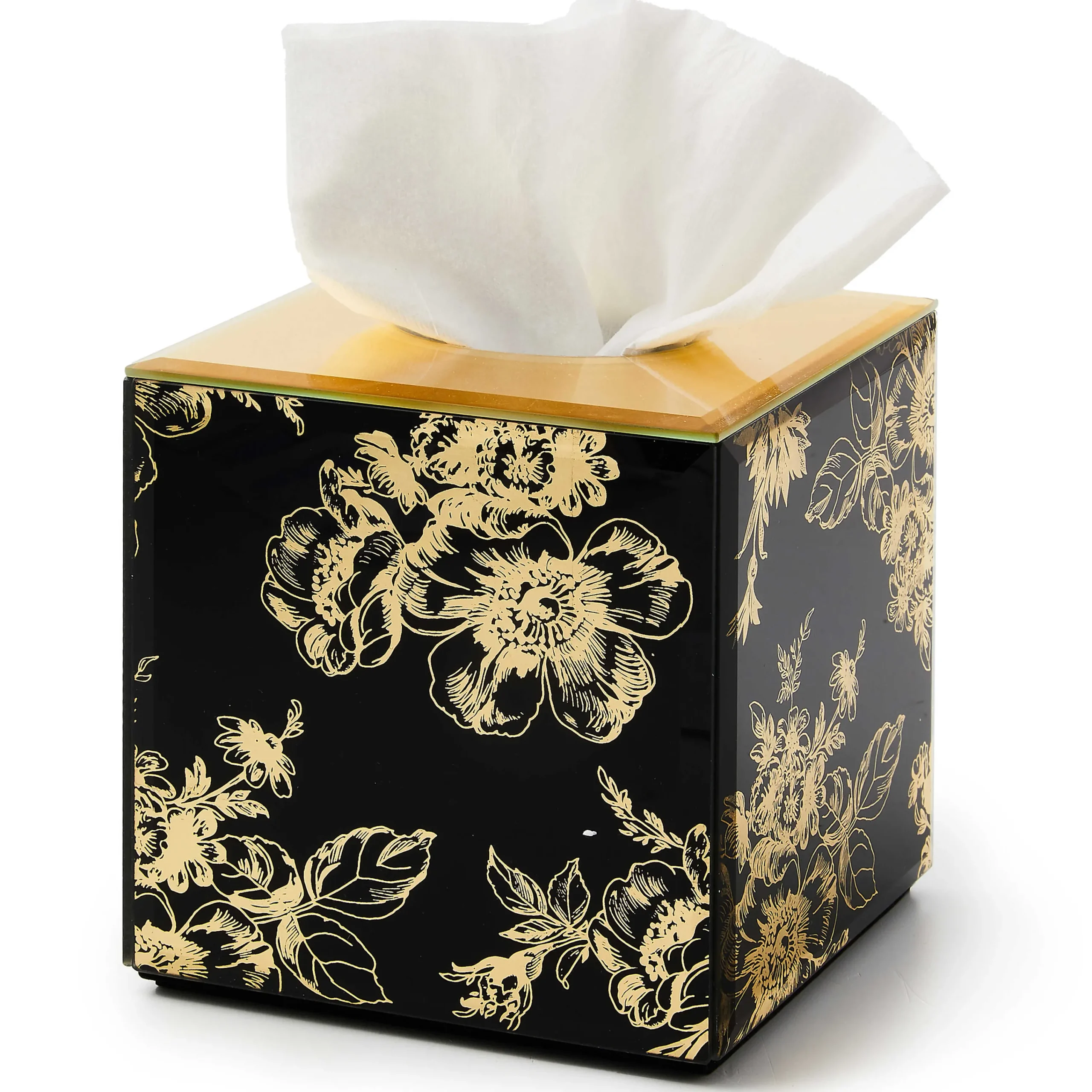 MacKenzie-Childs Twilight Toile Boutique Tissue Box Cover| Bath & Bath Accessories