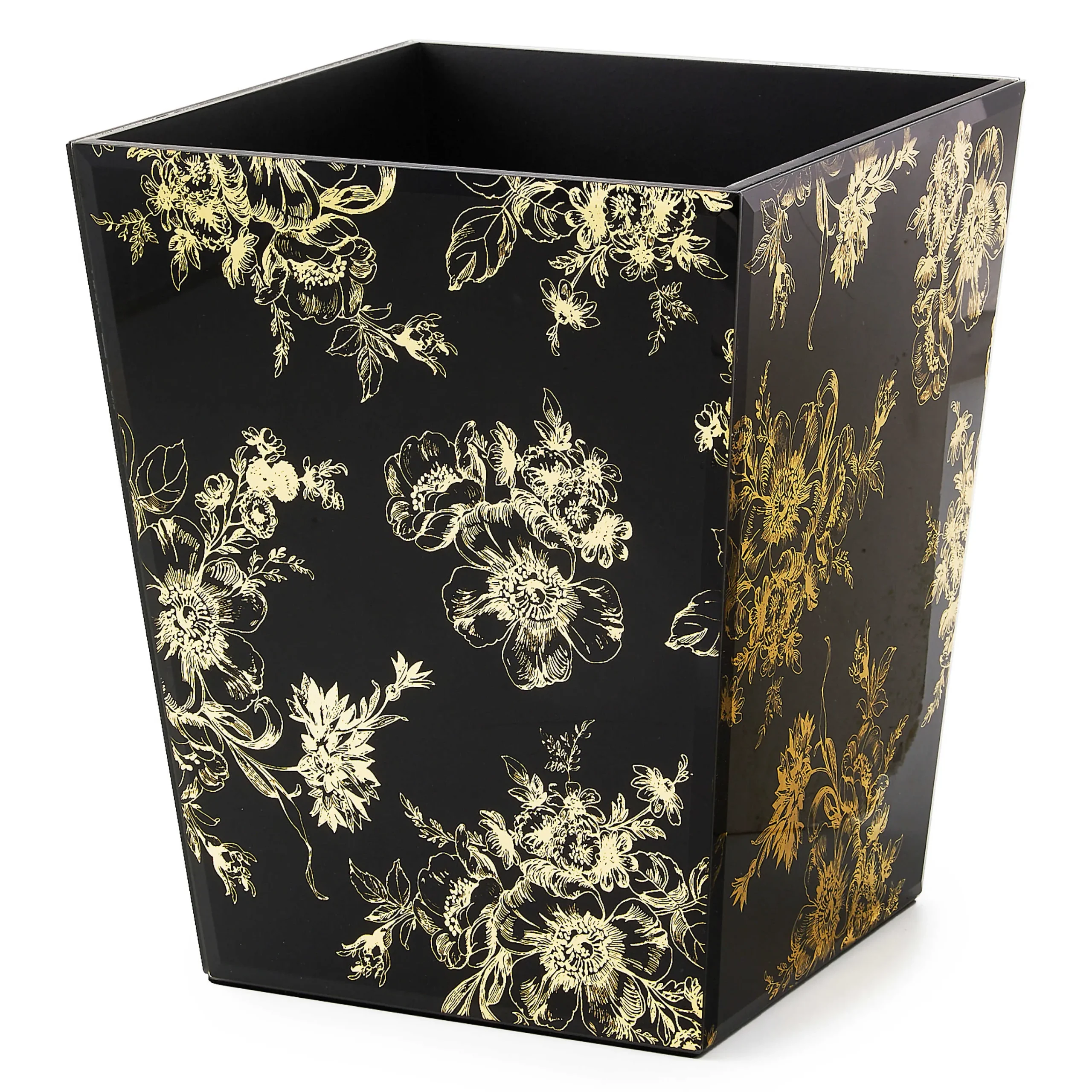 MacKenzie-Childs Twilight Toile Waste Bin| Bath & Bath Accessories