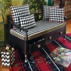 MacKenzie-Childs Vendage Bench| Storage Furniture|Living Room