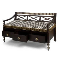MacKenzie-Childs Vendage Bench| Storage Furniture|Living Room