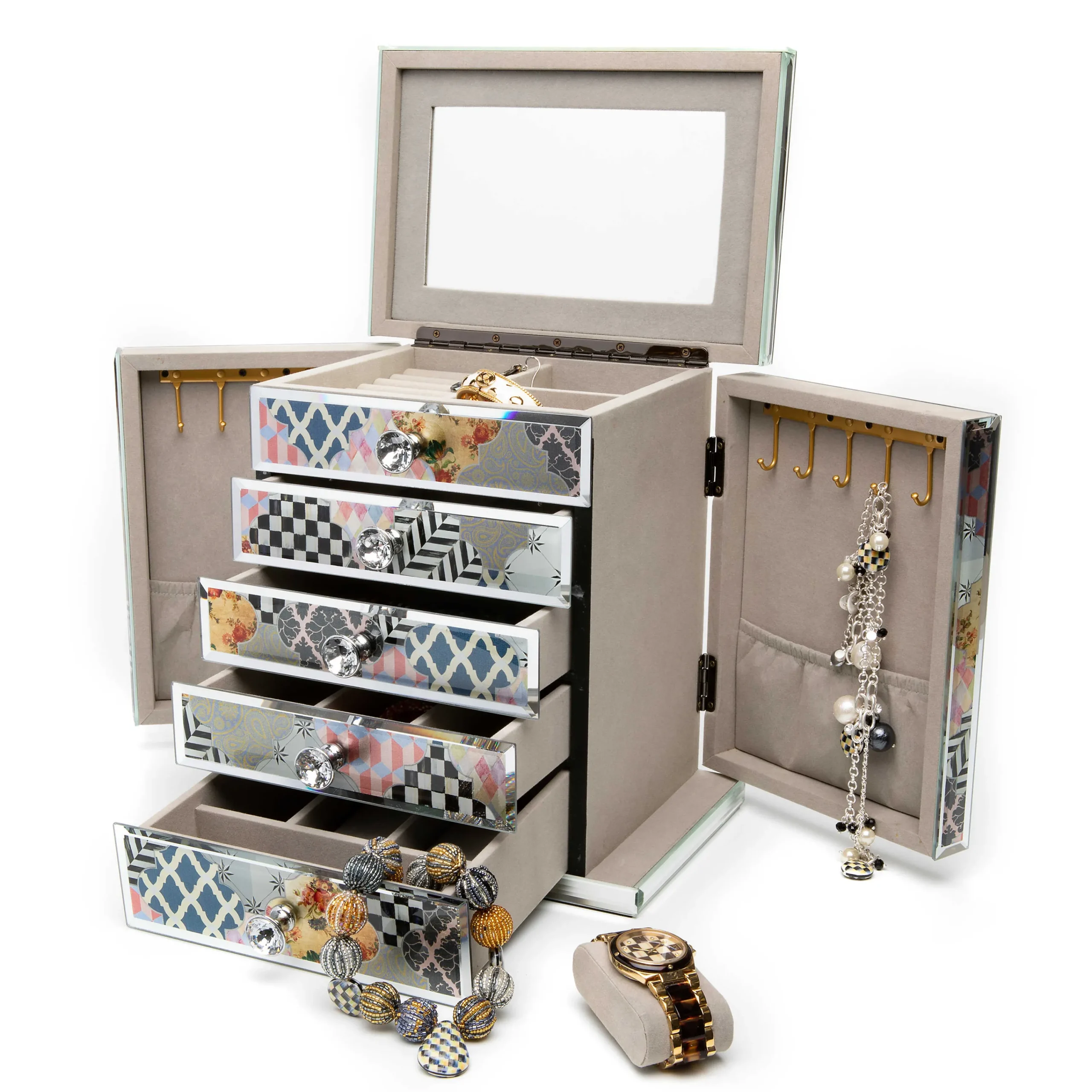 MacKenzie-Childs Venezia Jewelry Armoire| Room Accents|Bath & Bath Accessories
