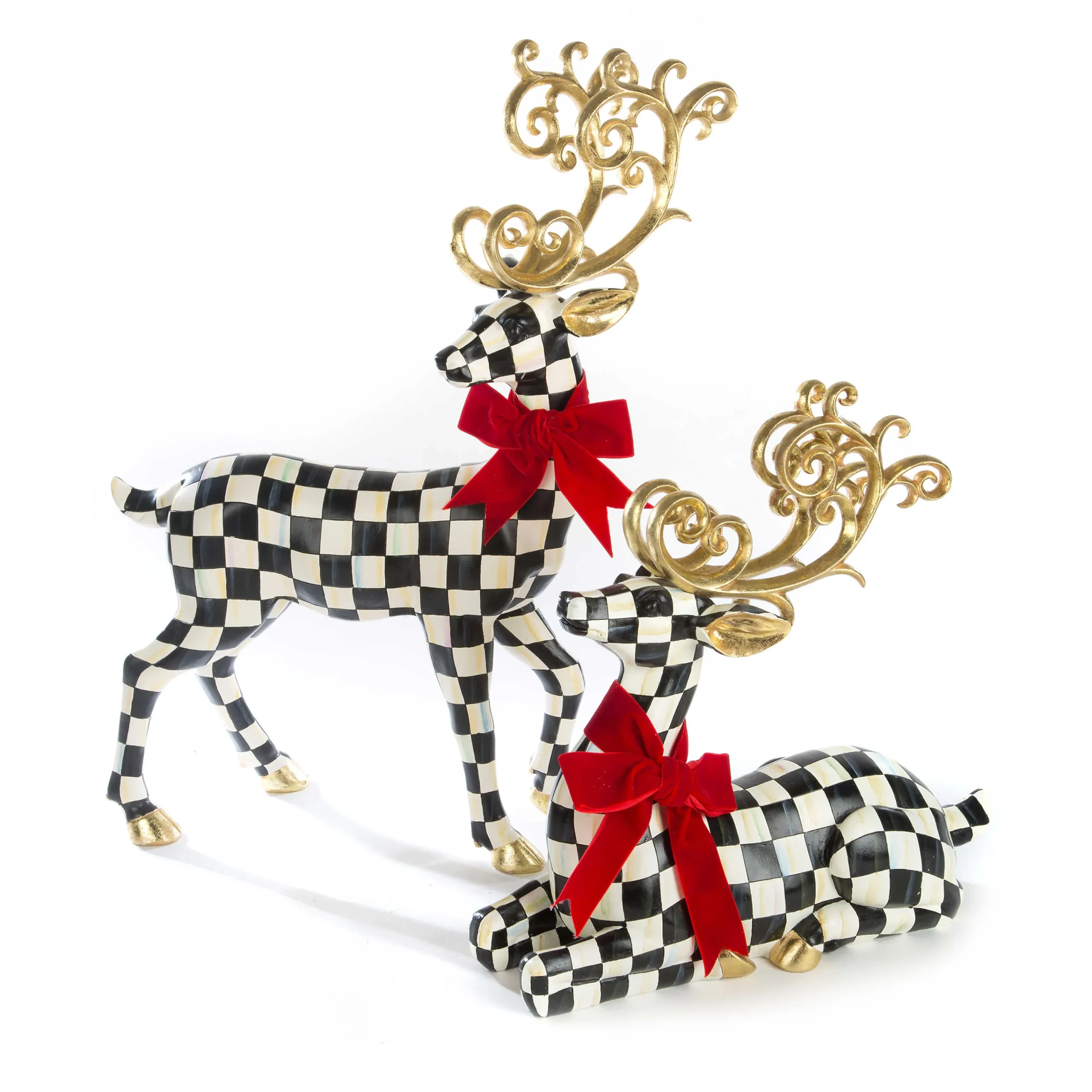 MacKenzie-Childs Westminster Resting Deer| Holiday|Room Accents