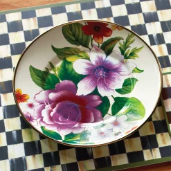 MacKenzie-Childs White Flower Market Salad/Dessert Plate| Dinnerware & Flatware