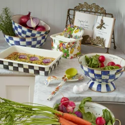 MacKenzie-Childs White Flower Market Spoon Rest| Kitchen Utensils & Tools